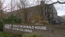 Ronald McDonald House in Vancouver is seen on Jan. 14, 2022. (CTV)