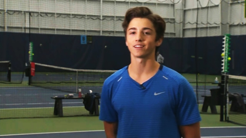 Adrian Jugovic is a tennis player to watch with an interesting side hustle. Now he's our Athlete of the Week.