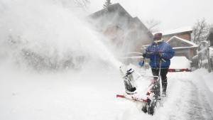 Parts of Ontario are set to be hit with up 40 centimetres of snow on Sunday night. (The Canadian Press)