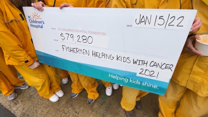 Fishermen helping kids with cancer