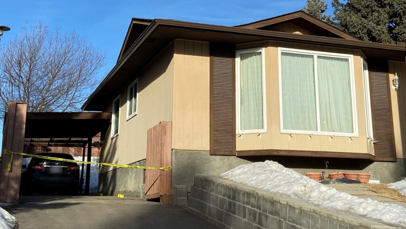 The family that lives at the home says the discovery was made by their granddaughter, who originally thought someone was sleeping in the detached garage.