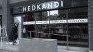 The owners of Hedkandi commissioned a mural for the front door of the business that was broken during a theft.