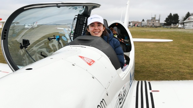 Typhoons, wildfires, missiles: Teen flies solo round world