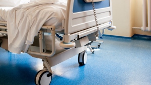 A hospital bed is seen in this undated image. (Shutterstock)