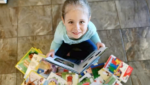5-year-old girl reads 750 books for MS Society