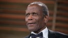 Sidney Poitier's death certificate indicates he died of heart failure. Poitier is here seen at the 2014 Vanity Fair Oscar Party on March 2, 2014 in West Hollywood, Calif. (Adrian Sanchez-Gonzalez/AFP/Getty Images/CNN)