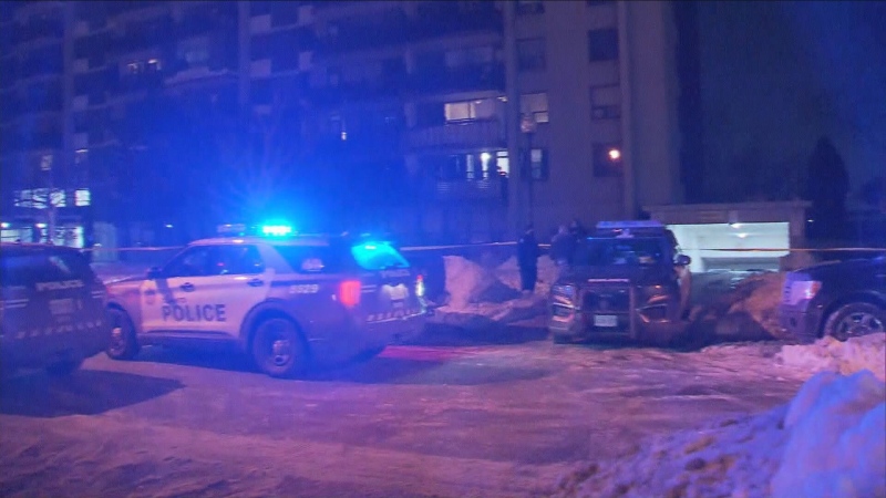 One person is dead following a shooting at an apartment building in East York early Thursday morning.