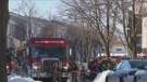 Fire crews respond to a fire at a home near Torbram Road and Clark Boulevard in Brampton Thursday January 20, 2022. 