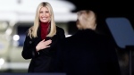 Ivanka Trump comes onto stage as U.S. President Donald Trump speaks at a campaign rally in support of Senate candidates Sen. Kelly Loeffler, R-Ga., and David Perdue in Dalton, Ga., Monday, Jan. 4, 2021. (Brynn Anderson / AP) 