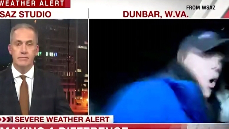 U.S. reporter bumped by car during live broadcast