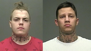Supplied image of Bryce Alexander Keating (left) and Jake Steven Ducharme (right).
