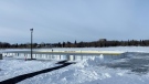 The first ever 'Rink on Wascana' is now officially open to the public. (Gareth Dillistone/CTVRegina)