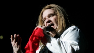 FILE - Rock star Meat Loaf appears on stage during the first concert of his tour through Germany in Hamburg, northern Germany, Tuesday, June 12, 2007.  (AP Photo/Kai-Uwe Knoth, File) 