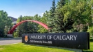 The University of Calgary entrance sign and arch. (Getty Images)