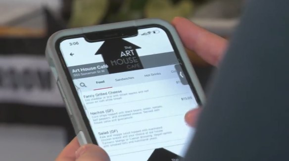The GetIt Local app is a new delivery app for local business. (Natalie Van Rooy/CTV News Ottawa)