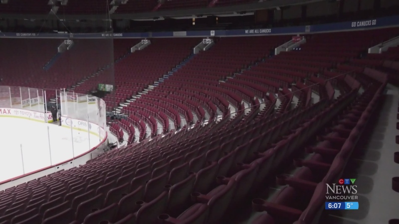 Canucks to play in half-empty arena