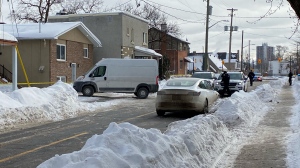 Ottawa police are investigating the stabbing death of a man in Vanier on Saturday. (Colton Praill/CTV News Ottawa)