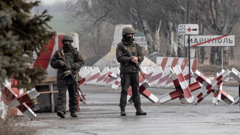 Donbas checkpoint