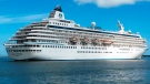 The cruise liner Crystal Symphony leaves the harbor in Charleston, S.C. on May, 21, 2013. (AP Photo/Bruce Smith, File) 