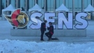 She said yes! Sens fans engaged outside CTC