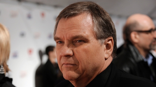 Singer Michael Lee Aday, who goes by the stage name Meat Loaf, arrives at the MusiCares Person of the Year tribute honouring Neil Diamond on Friday, Feb. 6, 2009, in Los Angeles. (AP Photo/Chris Pizzello, File) 