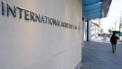 The International Monetary Fund (IMF) headquarters in Washington, on Dec. 19, 2016. (Cliff Owen / AP)