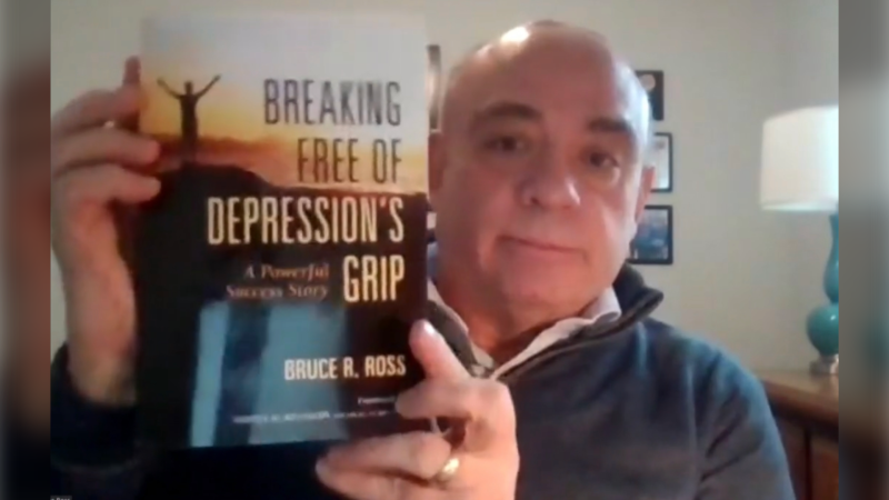 Bruce R. Ross, author, has penned the book 'Breaking Free of Depression's Grip: A Powerful Success Story' in the hopes of helping other Canadians in the face of depression. (Chris Campbell/CTV Windsor)