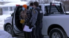 Nathaniel Carrier is escorted to court on Jan. 26, 2022. (Lisa Risom/CTV News)