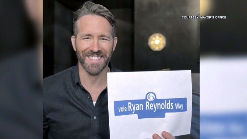 Street to be named for Ryan Reynolds