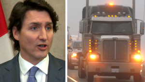 PM Trudeau comments on trucker convoy