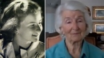 Composite photo of Hedy Bohm now and when she was a teenager before she and her family were taken to the Auschwitz-Birkenau concentration camps in June 1944. (Bohm family)