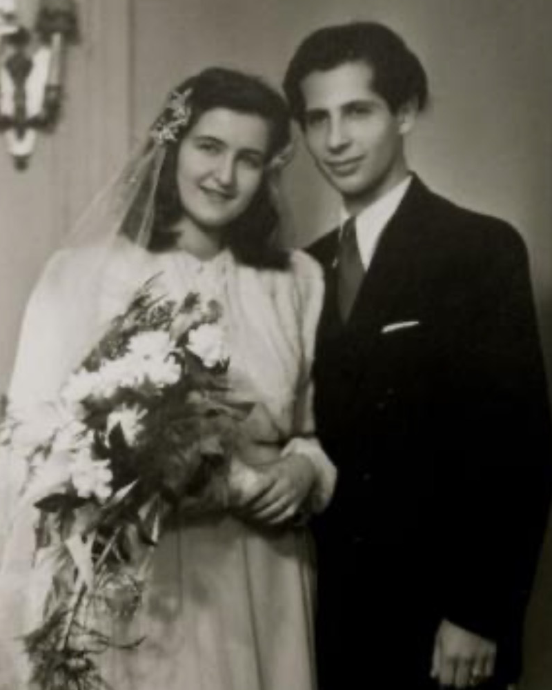 Hedy Bohm and her husband