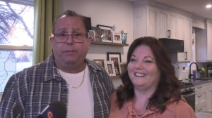 Tim and Lise Lacelle of North Bay are the Rastall Mine Supply Community Volunteer of the Month for January 2022. (CTV Northern Ontario)