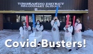 If you see a ghost, who are you gonna' call? Ghostbusters. But if someone catches COVID-19, you can call the ‘COVID Busters.’ (Photo from video)