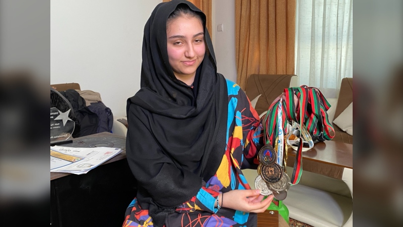 'We have nothing now': Female taekwondo star banned from sport by Taliban