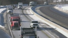 Trucker convoy passes through Prescott 