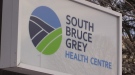 A sign for the South Bruce Grey Health Centre in Kincardine Ont. (Scott Miller / CTV News)