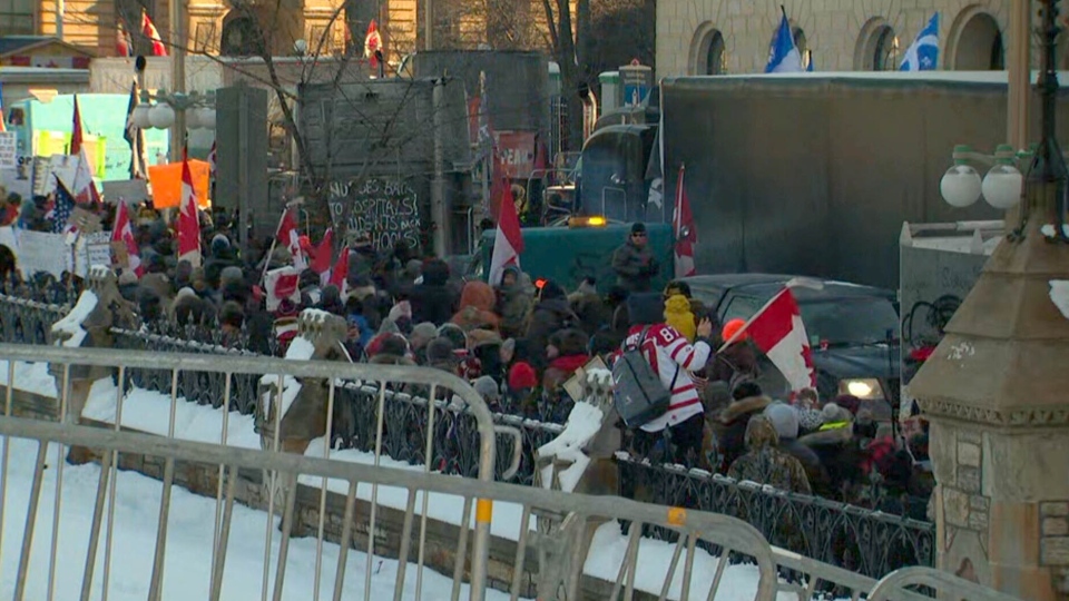 Crowds gather in Ottawa
