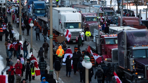 Live updates: Trucker convoy protest in Ottawa