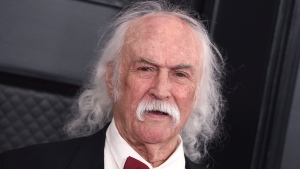 David Crosby arrives at the 62nd annual Grammy Awards on Jan. 26, 2020, in Los Angeles. (Photo by Jordan Strauss/Invision/AP, File) 