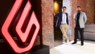 Lightspeed Commerce Inc.'s new chief executive JP Chauvet, left, and founder Dax Dasilva are seen in Montreal in an undated handout photo. Chauvet unveiled his plans for the Montreal tech company a day after Dasilva stepped down from the top job. THE CANADIAN PRESS/HO-Lightspeed,