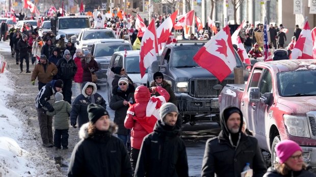 Protests against COVID-19 measures continue in cities across Canada
