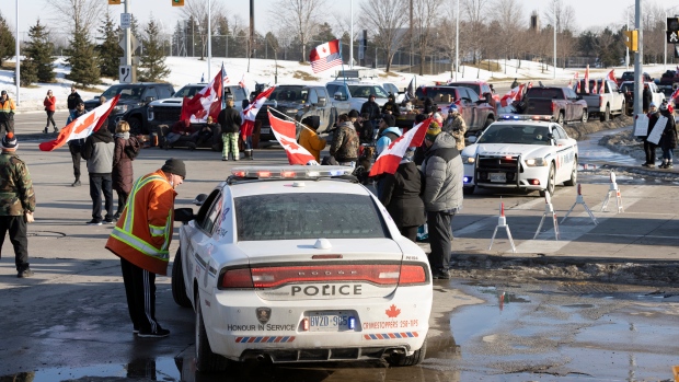 COVID-19 truck blockade in Canada shuts down Ford plant
