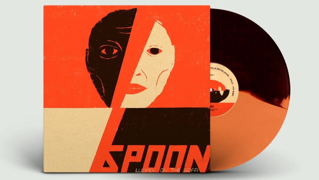 Album art for Spoon's 'Lucifer on the Sofa'