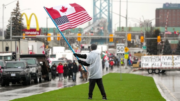 Premier Ford declares state of emergency in Ontario over blockade; court grants Ambassador Bridge injunction