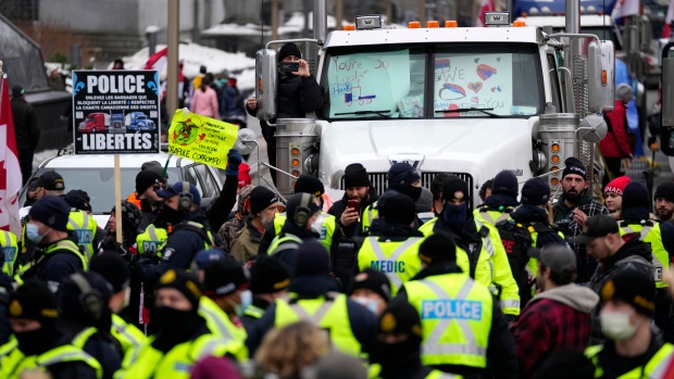 Ottawa police form new command centre with RCMP, OPP to respond to downtown protest