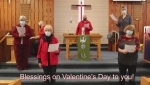 North Bay church choir sings Valentine's Day song