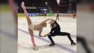 Rubie Diemer skating with a partner. (Courtesy Stacie Diemer)