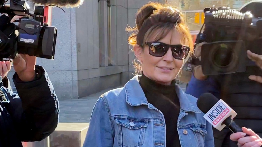 Sarah Palin in New York on Feb. 15, 2022