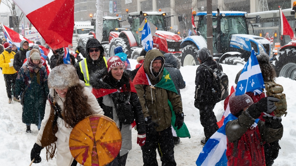 Quebec freedom protest